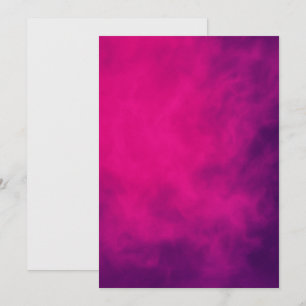 Neon Pink Smoke Flat Card – Customisable