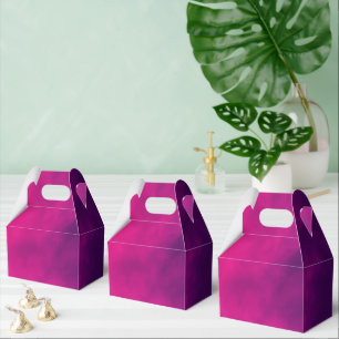 Neon Pink Smoke Gradient Favour Box – Customisable