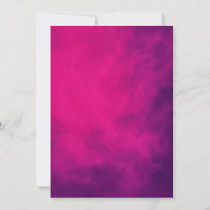 Neon Pink Smoke Invitation – Customisable