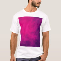 Neon Pink Smoke Men's Custom T-Shirt