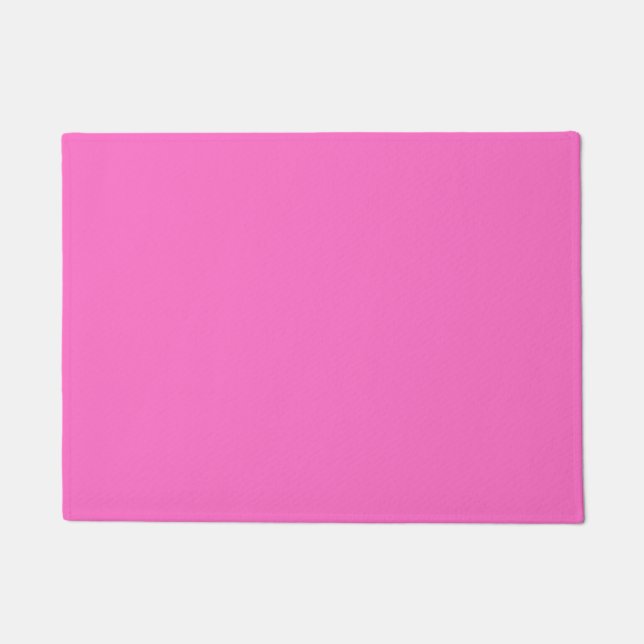 Neon Pink Solid Colour | Classic Doormat (Front)