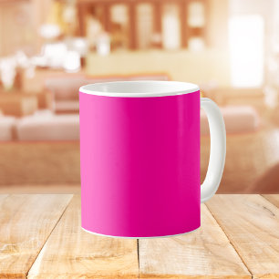 Neon Pink Solid Colour Coffee Mug