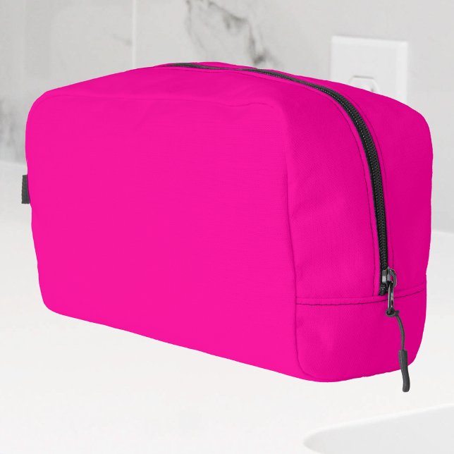 Neon Pink Solid Colour Dopp Kit (Creator Uploaded)