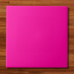 Neon Pink Solid Colour Tile<br><div class="desc">Neon Pink Solid Colour</div>