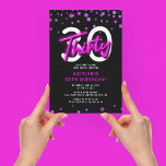 Neon Pink Thirty 30th Birthday Party Invitation<br><div class="desc">Invite friends and family to celebrate your 30th birthday party with this pink neon THIRTY birthday party invitation.</div>
