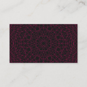 Neon Pink Web Pattern Enclosure Card – Customise