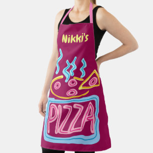 Neon Pizza Apron