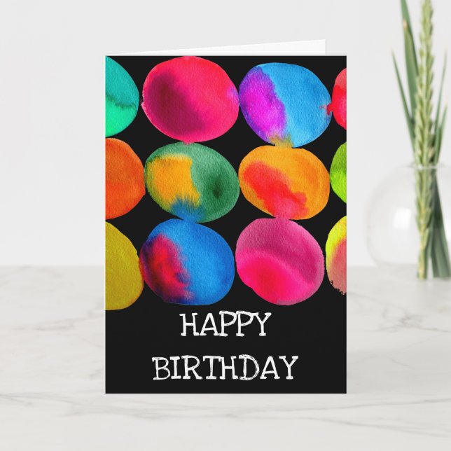 Neon Pop art Card (Front)