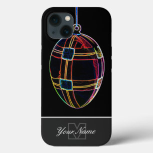 Neon-Pop-Art Happy Easter Egg with Monogram! Case- iPhone 13 Case