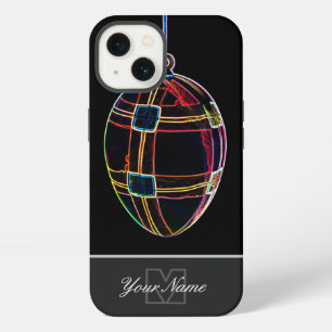 Neon-Pop-Art Happy Easter Egg with Monogram! Case- iPhone 13 Case