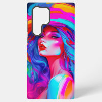 Neon Pop Art Portrait
