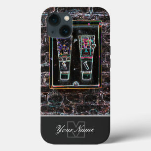 Neon-Pop-Art retro chewinggum with Monogram! iPhone 13 Case