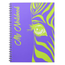 Neon Pop Art Zebra Pattern Glam