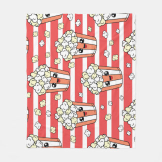 Neon Popcorn Kids Pattern Fleece Blanket