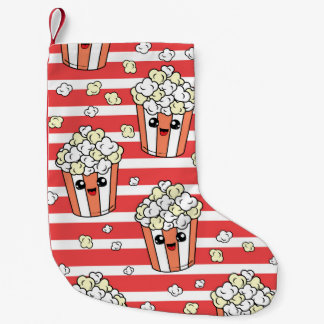 Neon Popcorn Kids Pattern Small Christmas Stocking