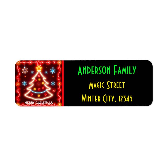 Neon Popular Christmas Holiday Collection (Front)