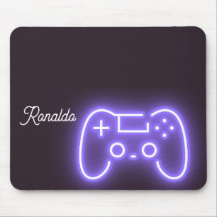 NEON PS4 handle custom name Mouse Pad