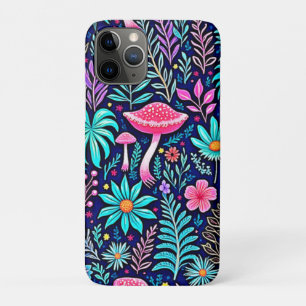 Neon Psychedelic Mushroom Forest Dream Case-Mate iPhone Case