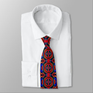 Neon Psychedelic Neck Tie