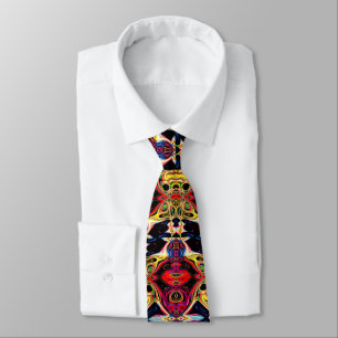 Neon Psychedelic Neck Tie