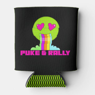 Neon Puke & Rally Can Cooler   Party Comeback