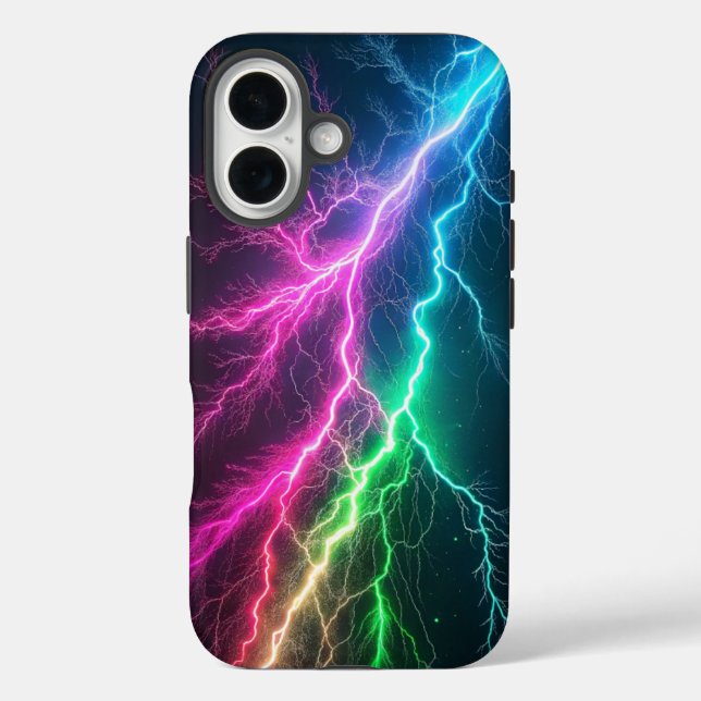 Neon Pulse Case-Mate iPhone Case (Back)