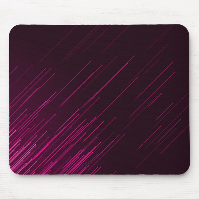 Neon Pulse Cyber-Gamer Mouse Pad (Front)