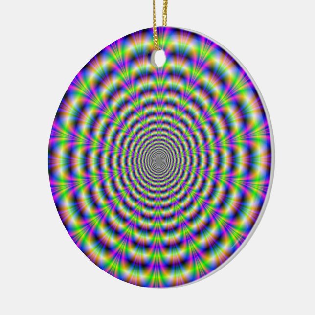 Neon Pulse Ornament (Left)