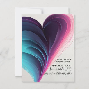 Neon Pulse Vows – Modern Wedding Invitation