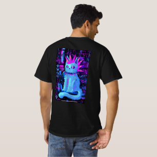 Neon Punk Cat T-Shirt