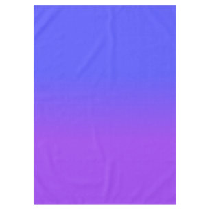 Neon Purple and Bright Neon Blue Ombré Shade Tablecloth