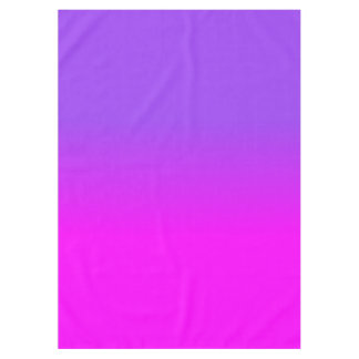 Neon Purple and Hot Pink Ombre Shade Colour Fade Tablecloth