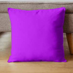 Neon Purple Solid Colour Classic Cushion