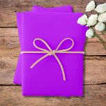 Neon Purple Solid Colour | Classic | Elegant Wrapping Paper Sheet<br><div class="desc">Neon Purple Solid Colour | Neon Colours | Classic | Elegant | Trendy | Stylish | Professional Design</div>