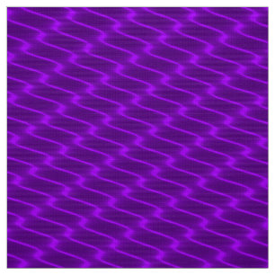 Neon Purple Wavy Lines Fabric Pattern