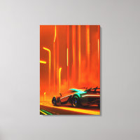Neon Race Night 3000 - Ken Gauge Art