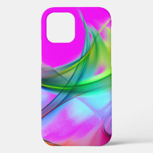 Neon Rainbow Abstract Design Case-Mate iPhone Case