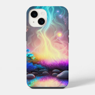 Neon Rainbow Energy Work Spiritual Reiki Spirits iPhone 14 Case