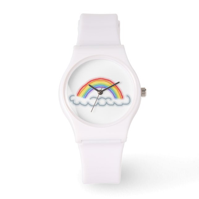 Neon Rainbows Watch (White) (Front)