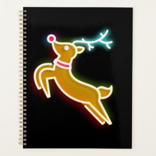 Neon Reindeer Planner