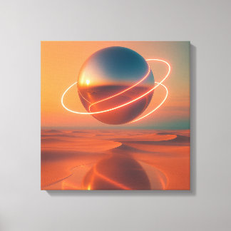 Neon Relic Canvas Print