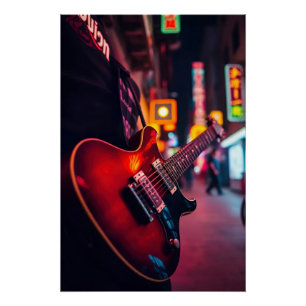 Neon Rhythm Poster