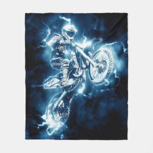 Neon Rider Fleece Blanket