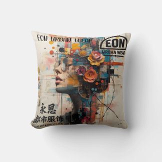 Neon Rose Cushion