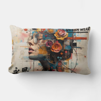 Neon Rose Lumbar Cushion