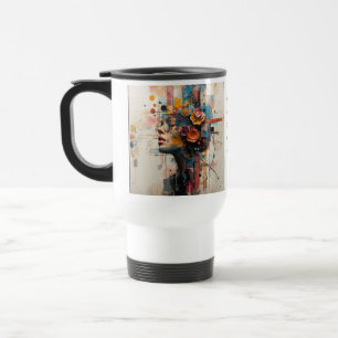NEON ROSE TRAVEL MUG