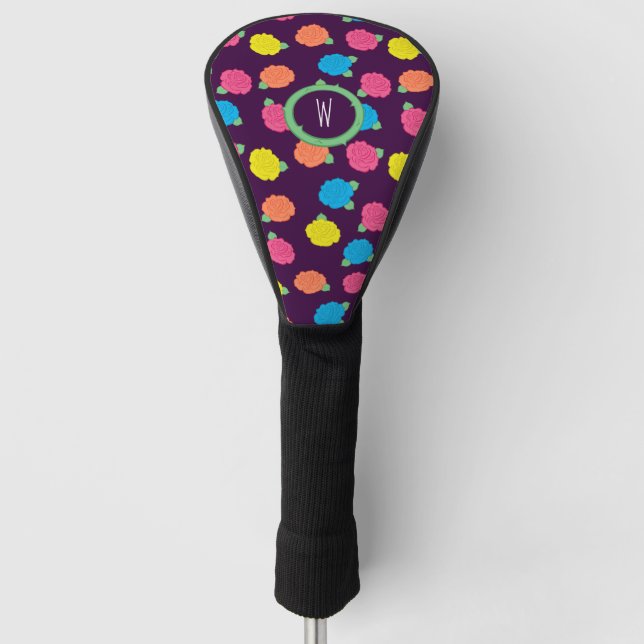 Neon Roses Driver Cover (Front)