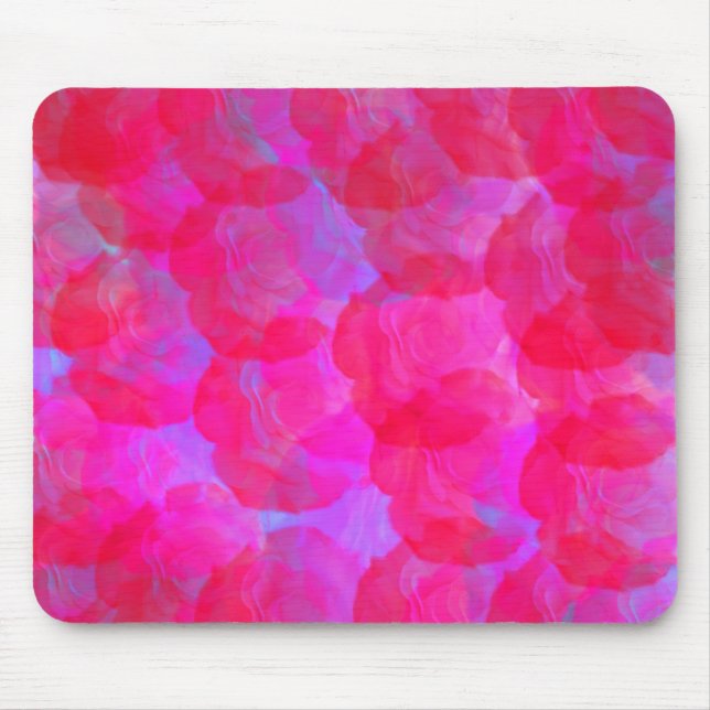 Neon Roses Mousepad (Front)