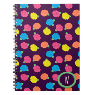 Neon Roses Notebook