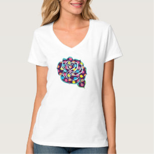 Neon Roses Women's Shirt
